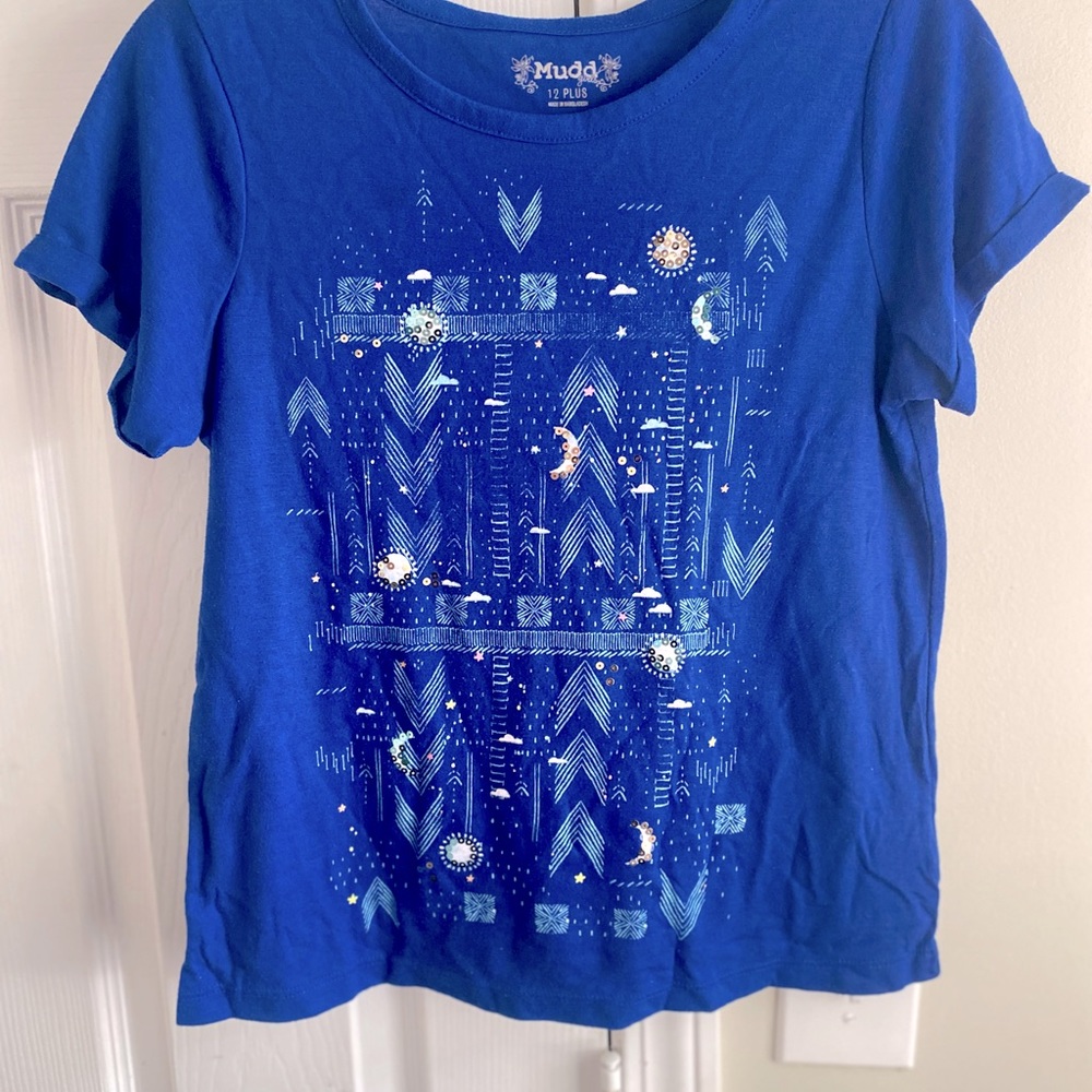 Girl's Mudd tshirt plus size 12